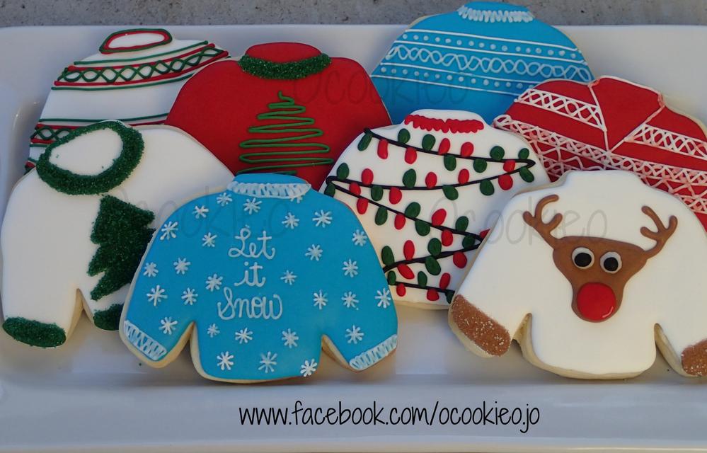 Christmas Ugly Sweater Cookies