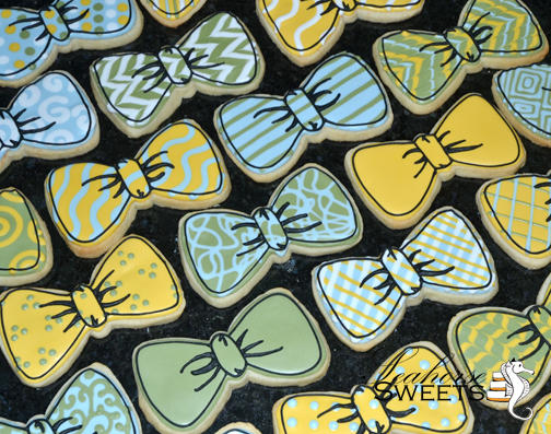 Bow Tie Cookies - Seahorse Sweets