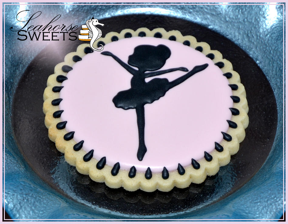 Ballerina Silhouette Cookie - Seahorse Sweets