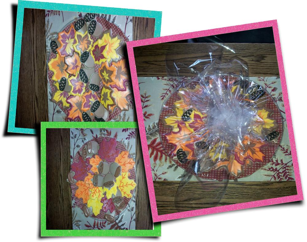 Fall theme cookie platter 1