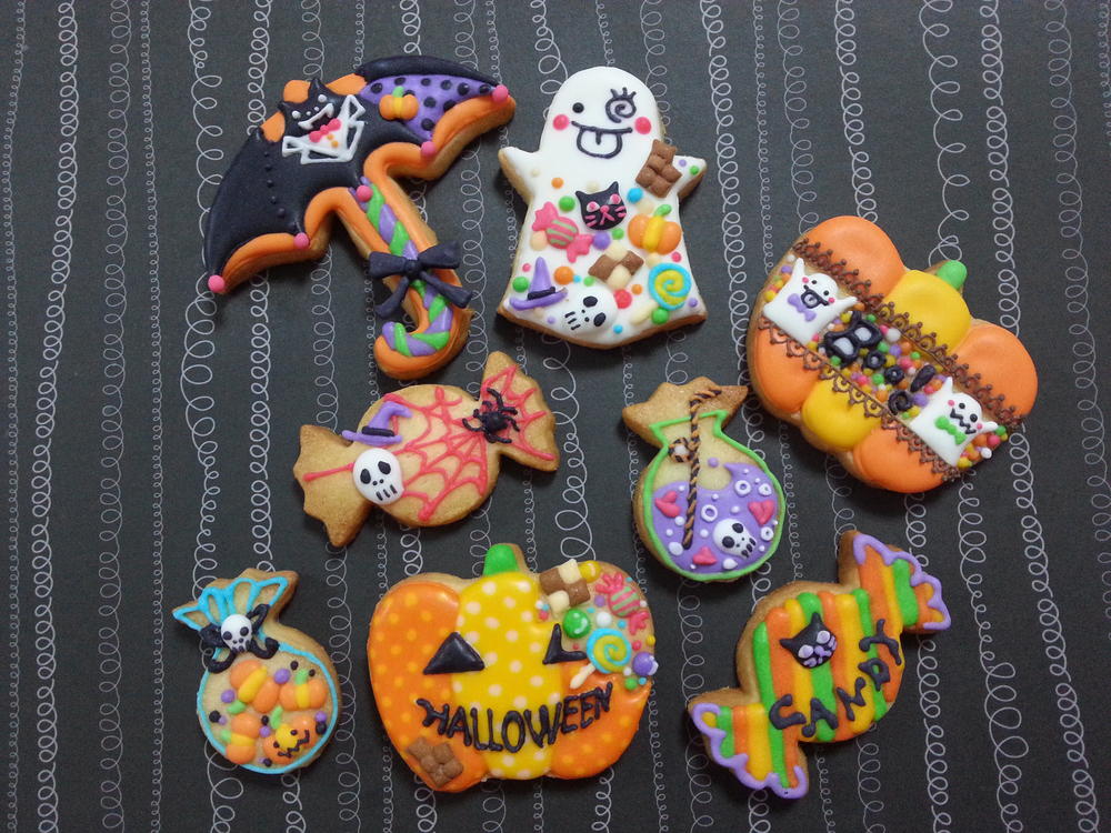 Halloween cookies.