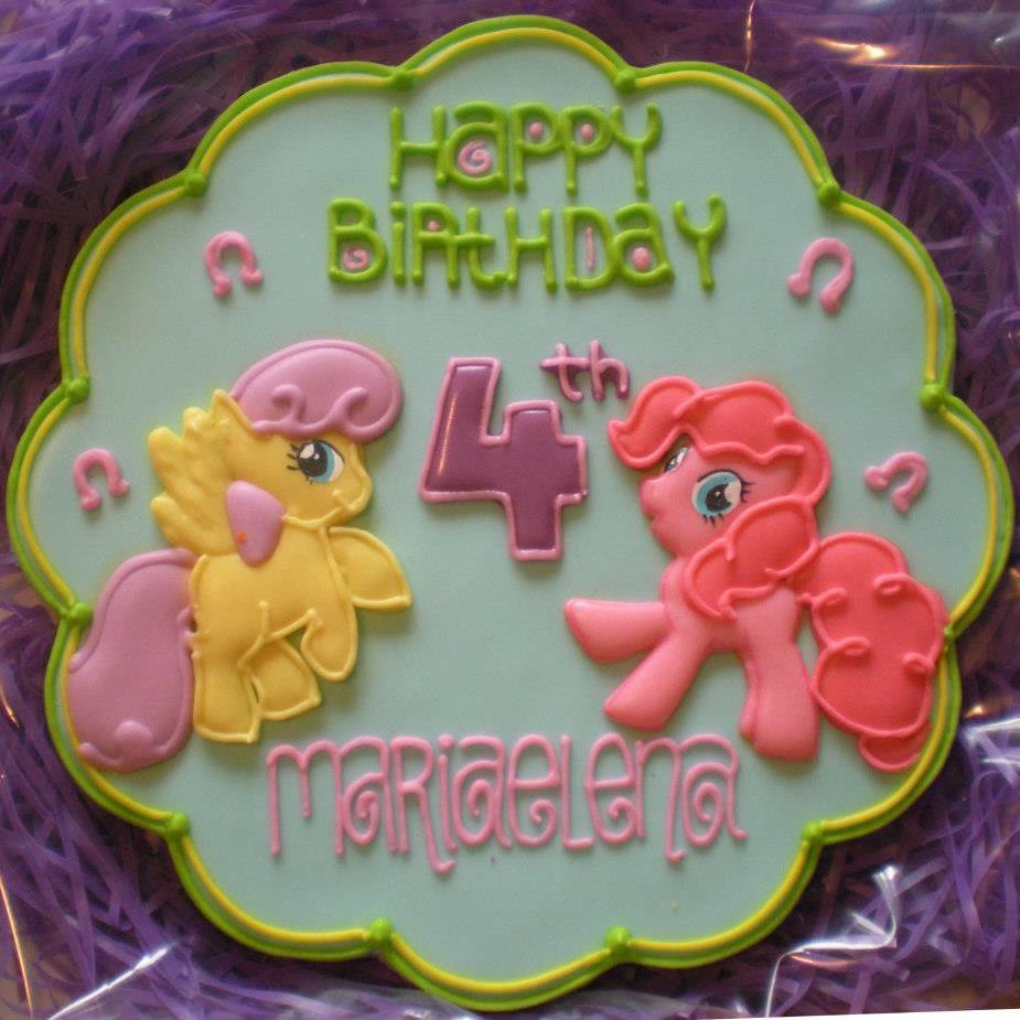 Giant My Little Pony Birthday Plaque For My Best Friend's Daughter :)