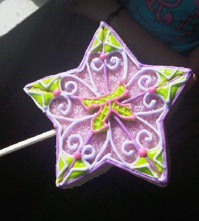 My First Fairy Wand Cookie :)