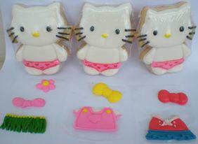 Hello Kitty Dress Up Cookies