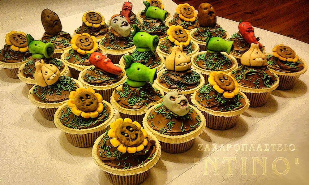 cupcakes "plants vs zombies"