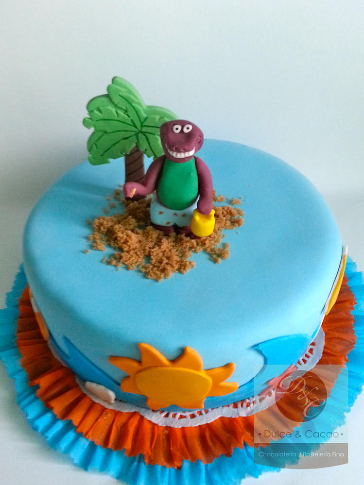 Barney cake 30