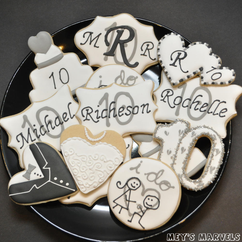 10th Anniversary Cookies