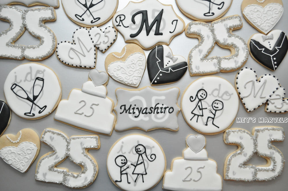 25th Anniversary Cookies