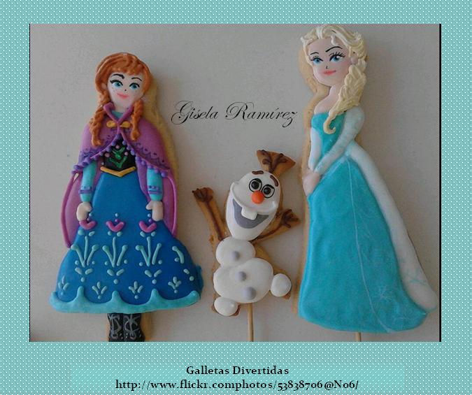 Frozen princesas y Olaf