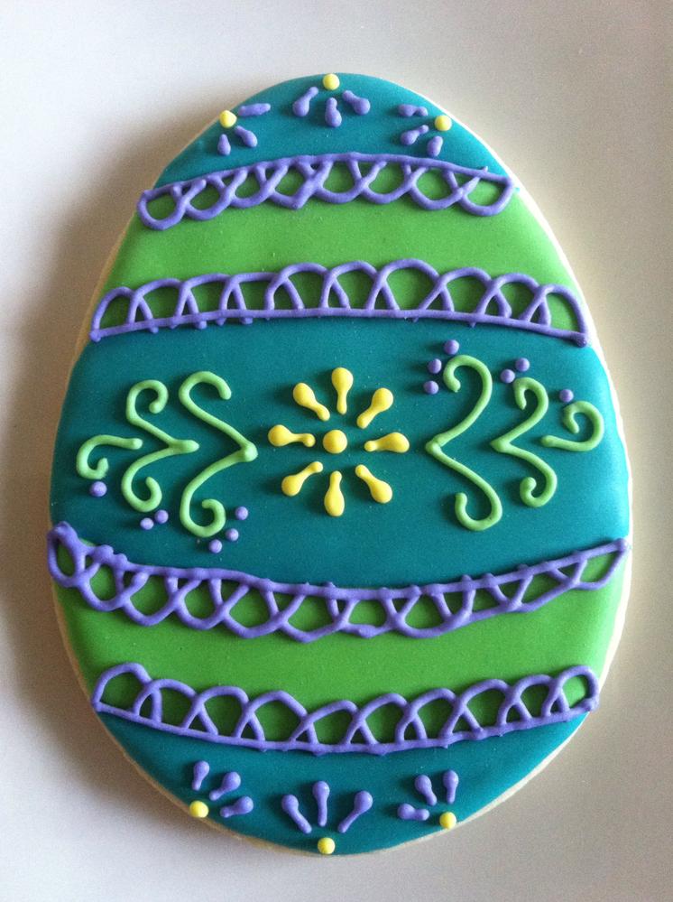 Easter Egg with Touch of Lace