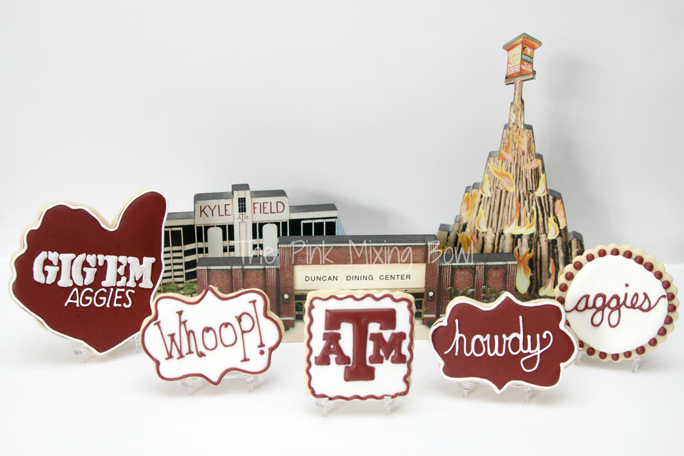 Texas A&amp;M University cookies!