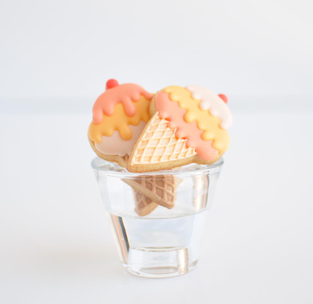 Ice Cream Cookies in a glass