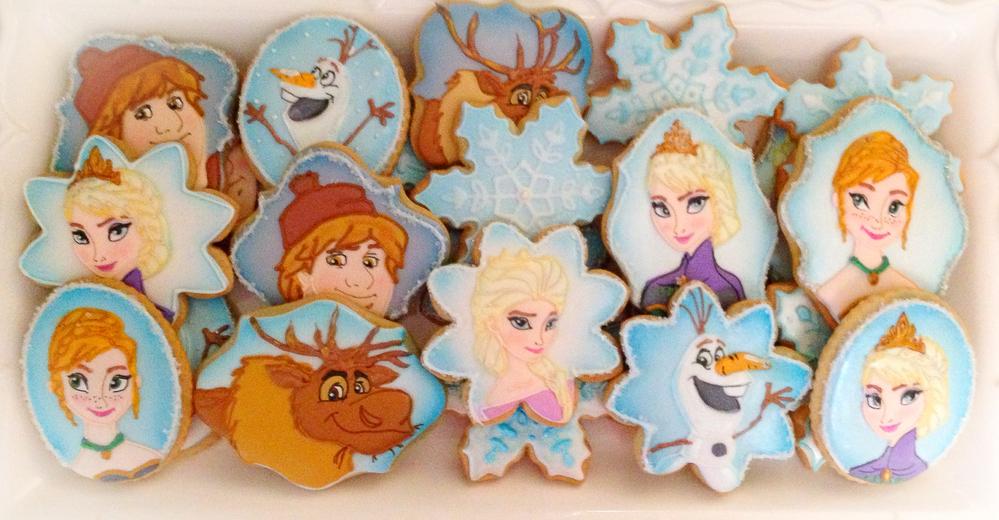 "Frozen" Themed Cookies