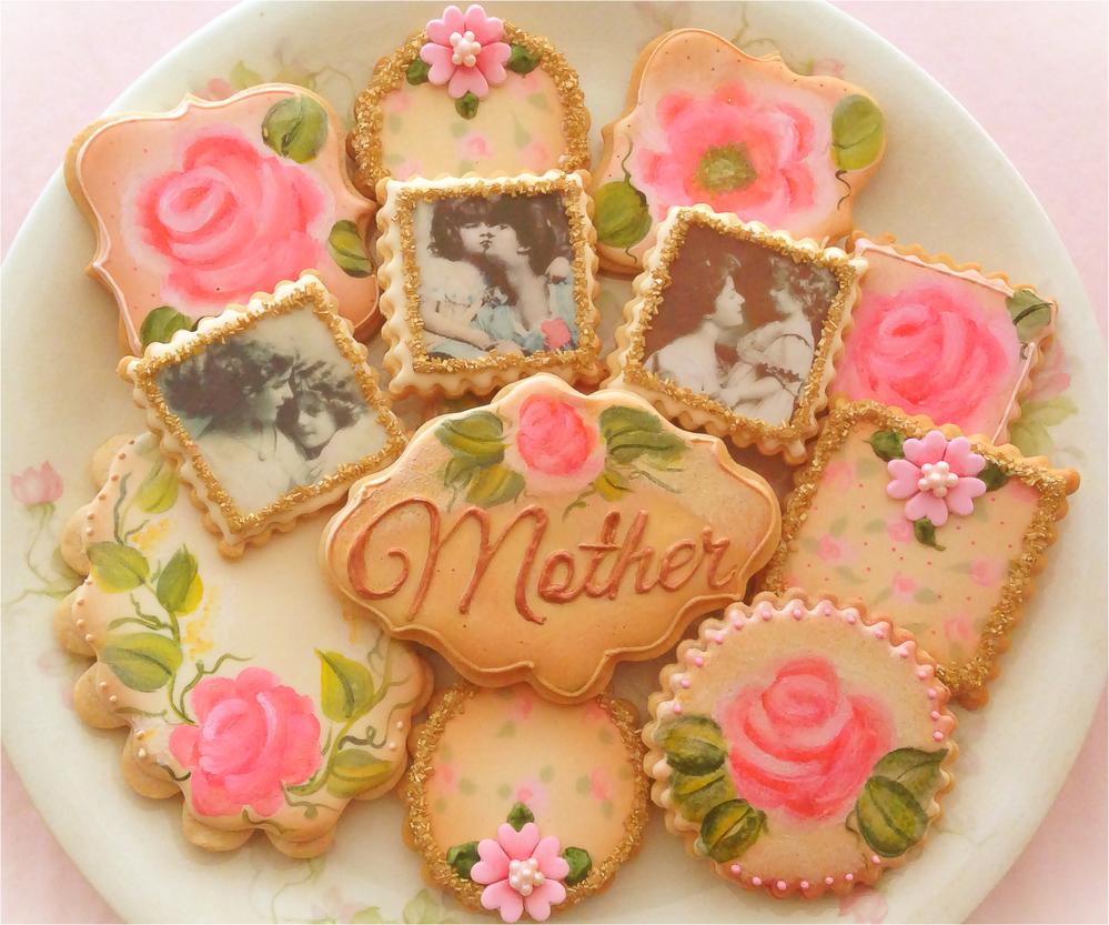 Shabby Chic Mother's Day Cookies