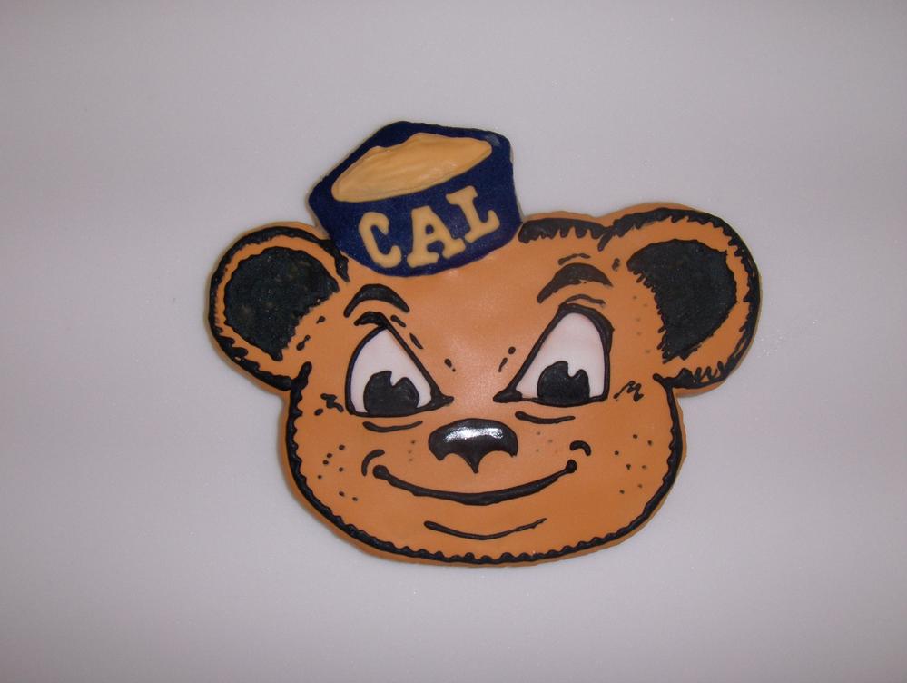 Cal Bear logo for a birthday