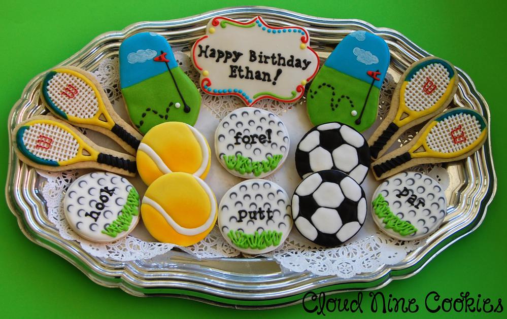 Sports themed birthday Set