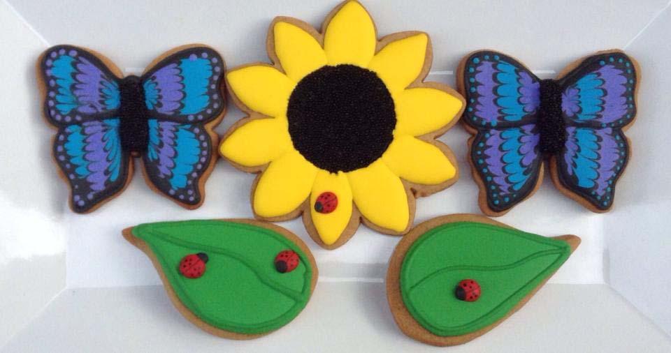 Practice Bakes Perfect Challenge #1 - Butterflies and Sunflower