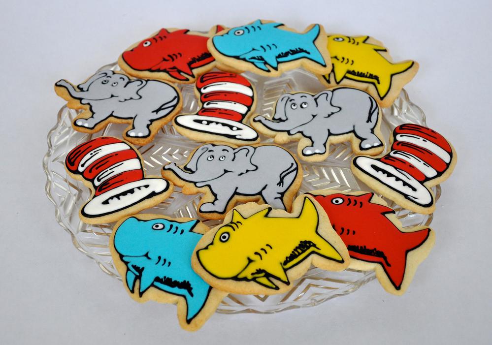 Seuss inspired cookies