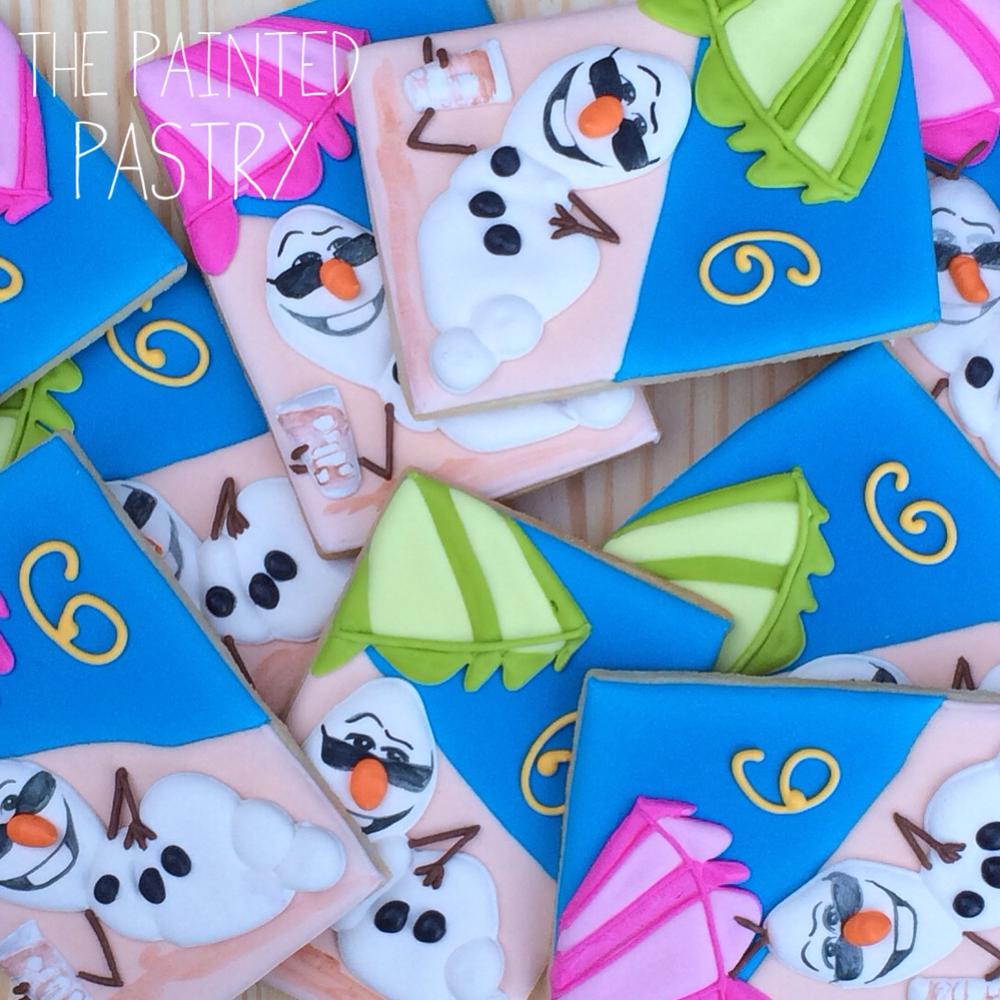 Olaf In Summer Cookies