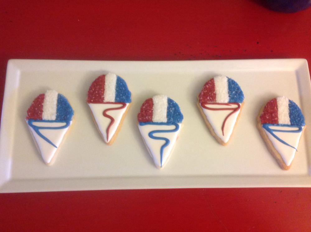 patriotic ice cream cones