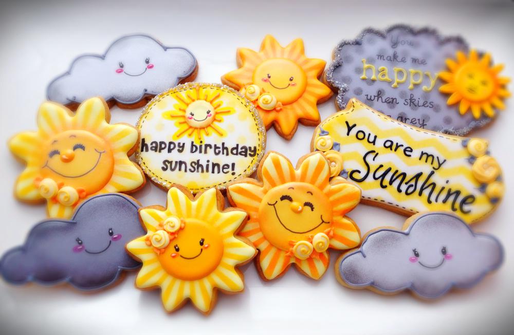 "You Are My Sunshine"-Themed Cookies