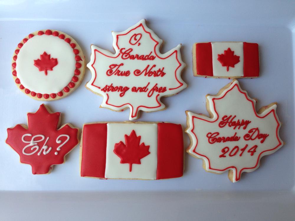 Canada Day Cookies 2014
