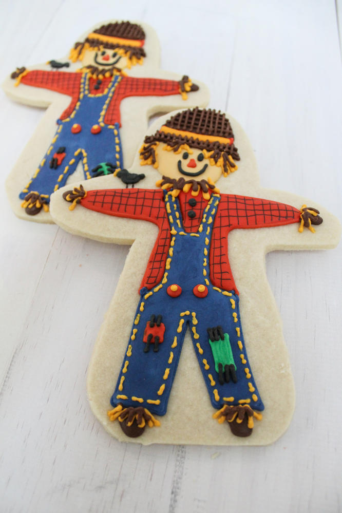 Scarecrow Decorated Cookies
