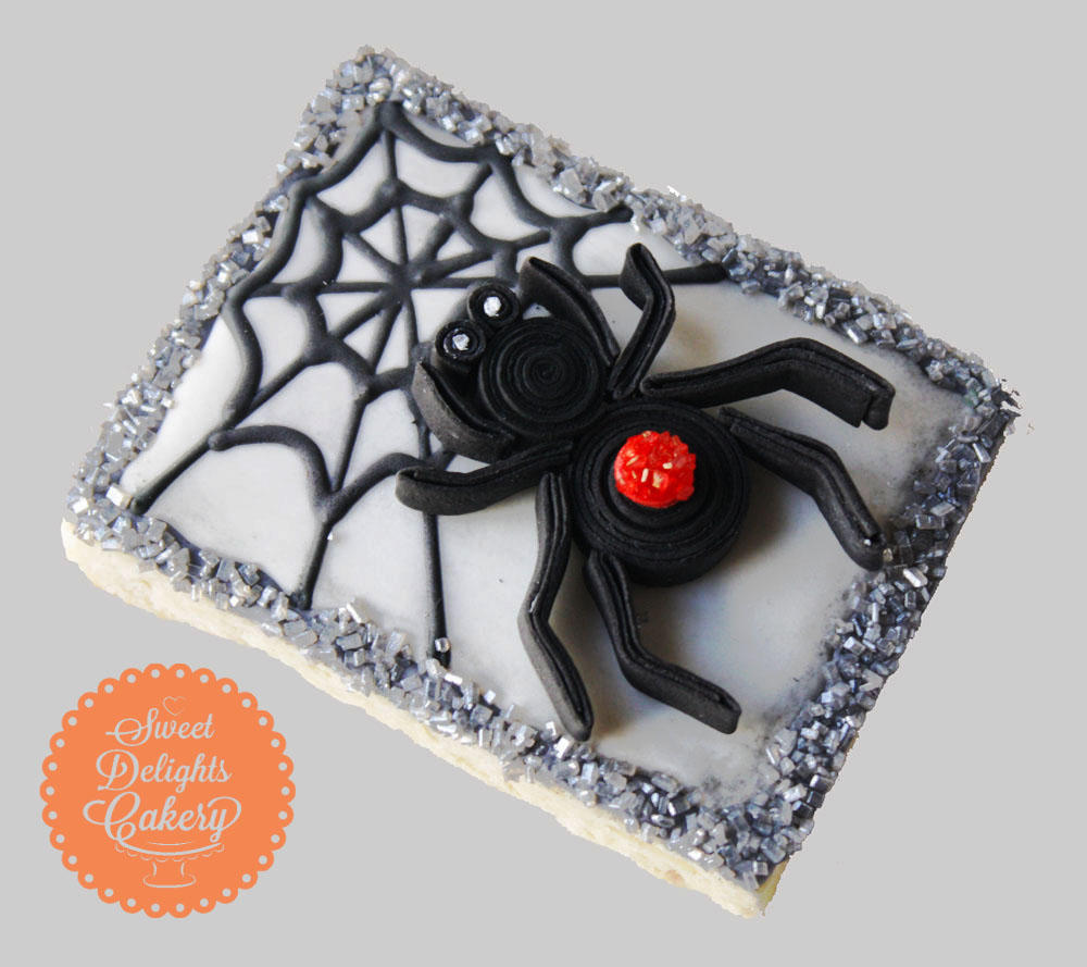 Black Widow Spider Cookie