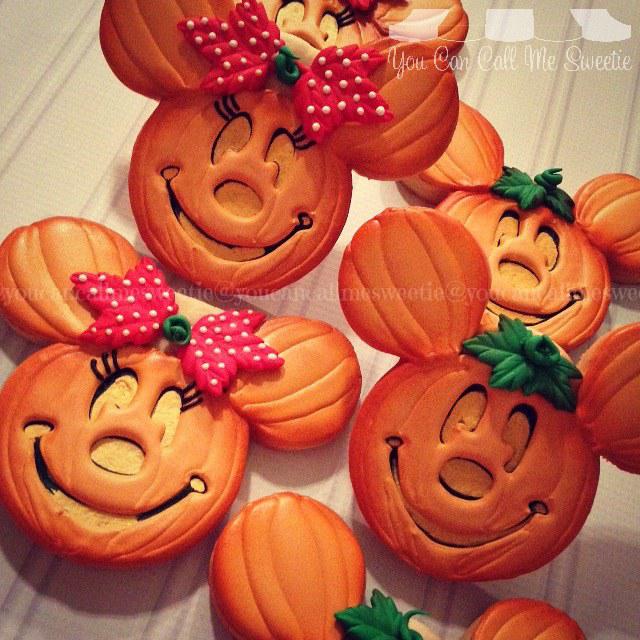 Mickey and Minnie Pumpkins
