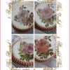 Stamped Rose Cookies, Four Ways!: Cookies and Photos by Julia M Usher