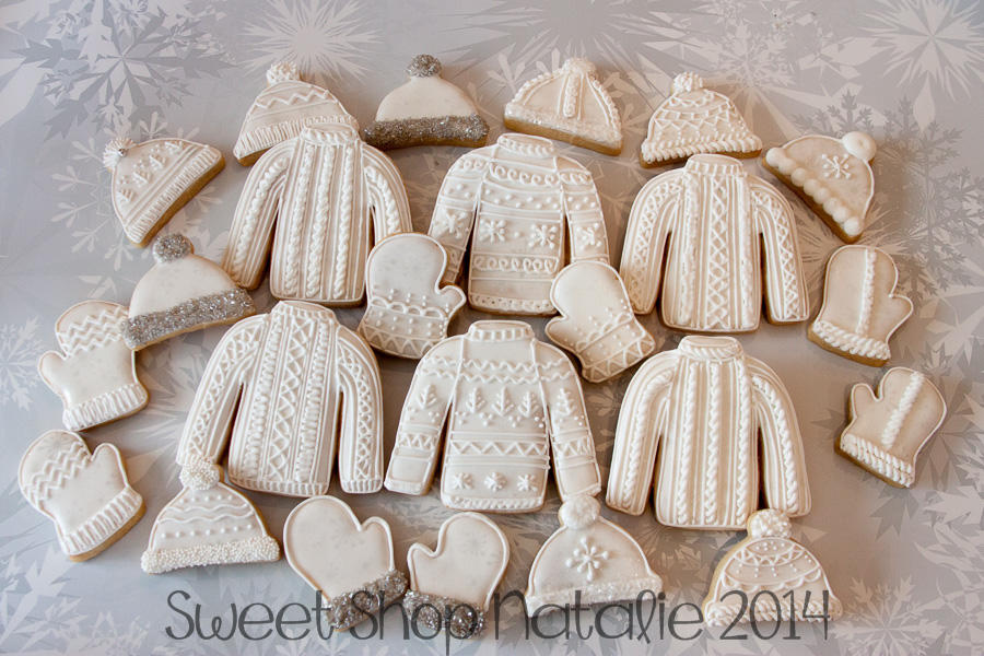 sweater mitten snow hat cookies (2 of 6)