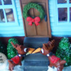 Carrots for Reindeer: Reindeer having their treat left by the Children