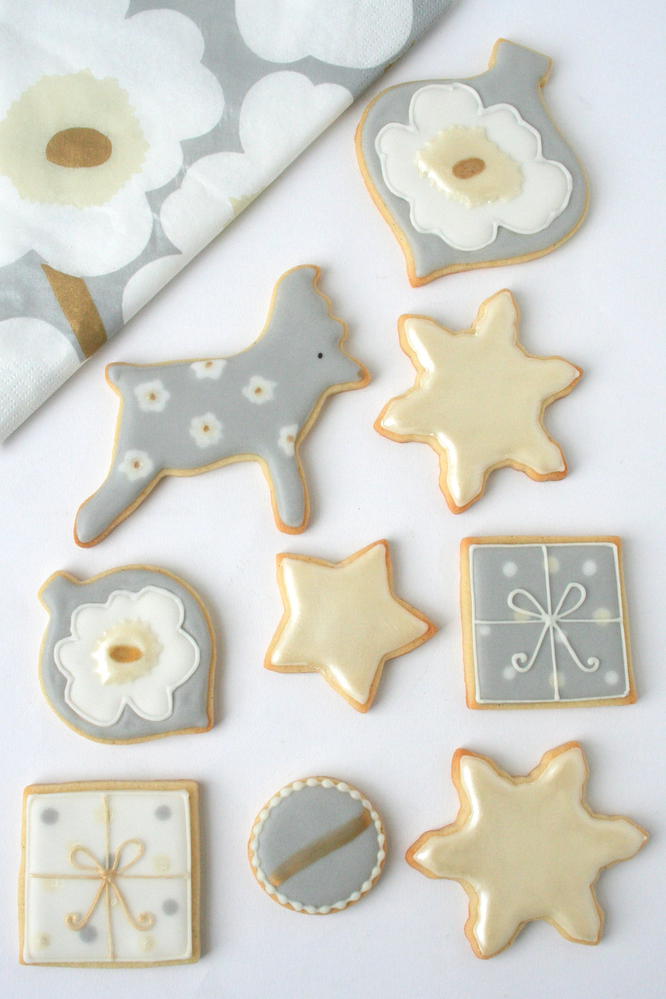 Marimekko inspired Christmas biscuits