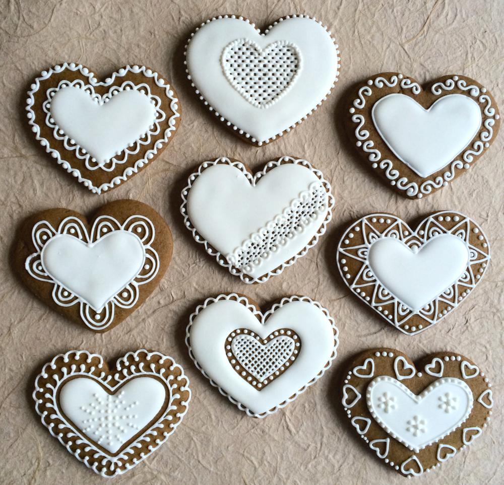 gingerbread hearts