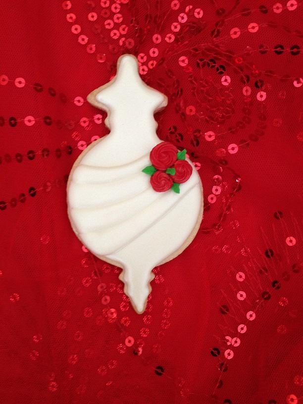 Christmas Ornament With Roses