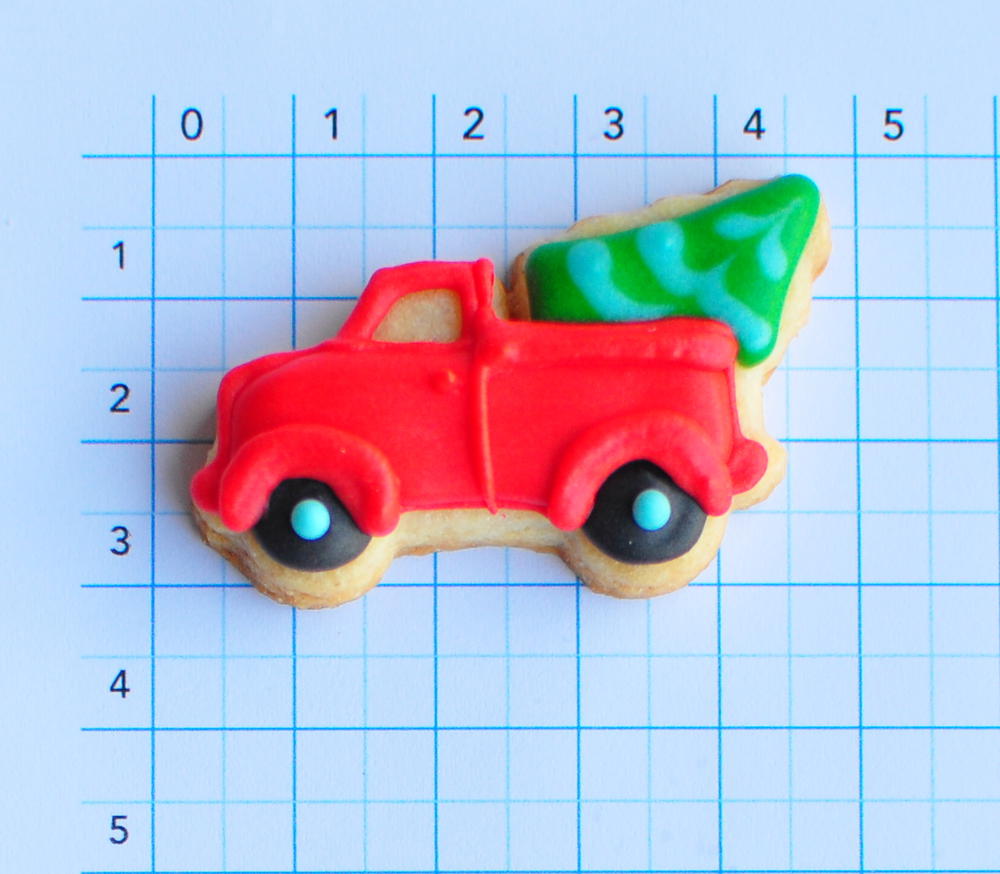 Mini Truck with Tree, by Jolies Gourmandises