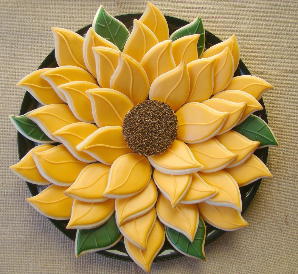 sunflower platter