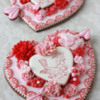 Red Embossed Heart Cookie: Cookie and Photo by Julia M Usher