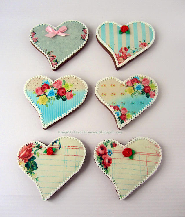 Vintage Valentine's Day Cookies