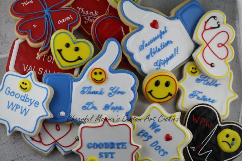 Doctor Cookies by Cheerful Momma's Custom Art Cookies
