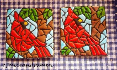 My first attempt at Stained Glass Cookies