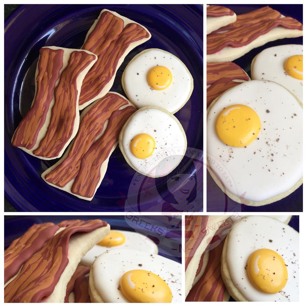 Bacon and Eggs Cookies