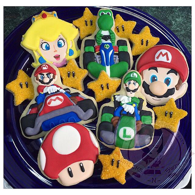 Mario Kart Cookies