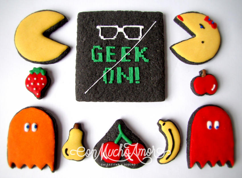Pac-man-Geek cookies
