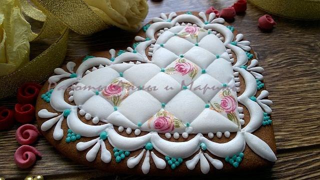 Heart Cookie "Shabby Chic"
