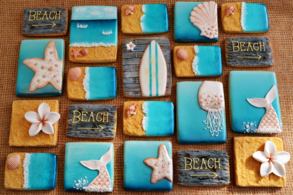 Beach Themed Cookie Set