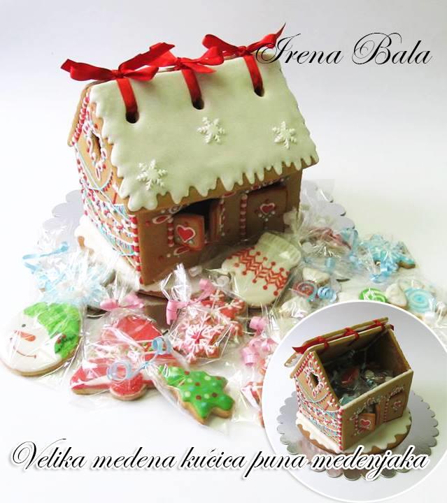 gingerbread house filled with cookies...kucica puna medenjaka