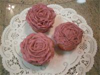 Lavender Rose Cupcakes