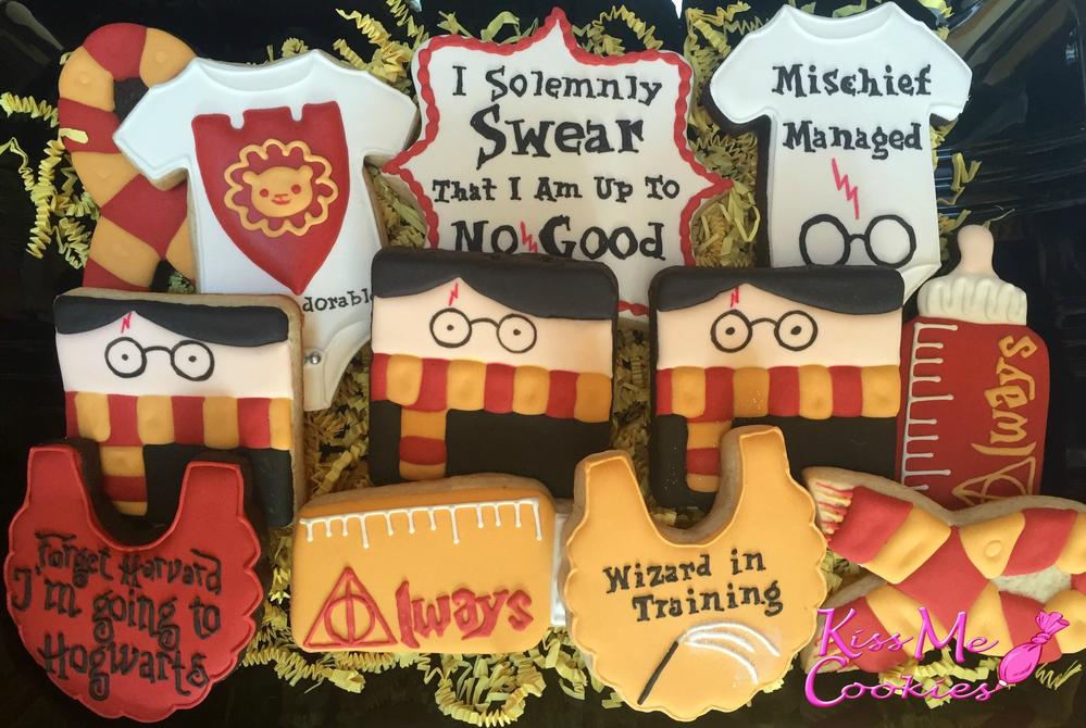 harry potter baby shower cupcakes