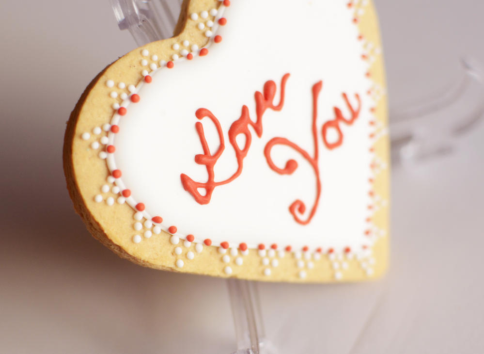 "Love you" Cookies
